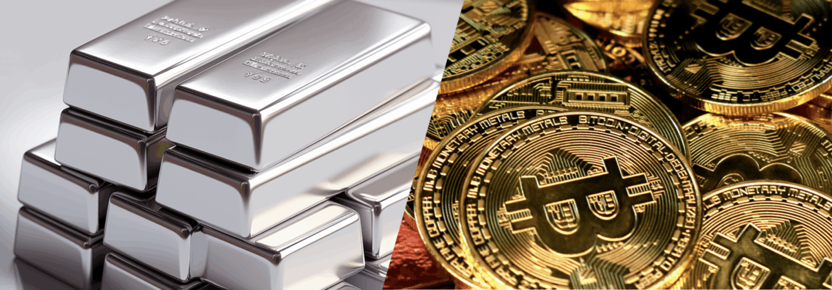 Bitcoin versus Silber