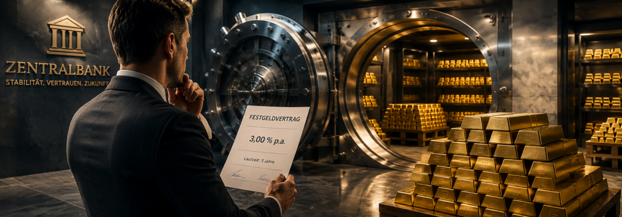 Festgeld oder Gold